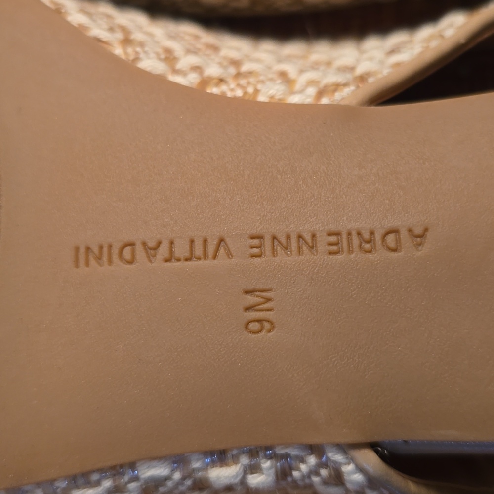 ADRIENNE VITTADINI BRAND WOMEN'S CREAM/TAN COLOR LOW HEEL DRESSY SHOE SIZE 9 - Picture 14 of 16
